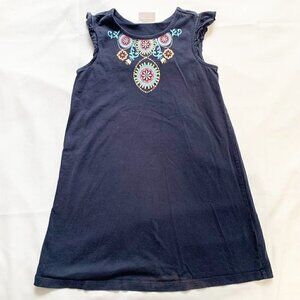5/$25 Hanna Andersson blue tshirt dress‎ 120cm
